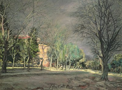 Landschaft bei El Escorial von Ignacio Zuloaga y Zabaleta